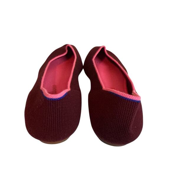 ROTHY'S Women's The Point Merino Retired Slip On Flat Size 9.5 Currant NWOB - Picture 4 of 6